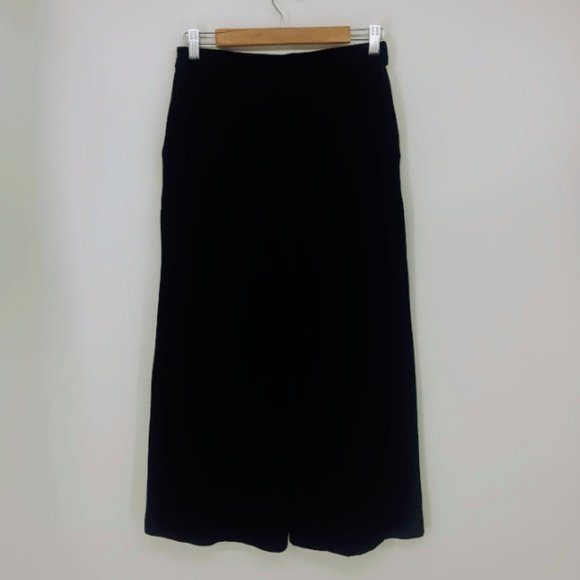 Eileen Fisher Culotte Black Crop Pants Wide Leg - Picture 4 of 6